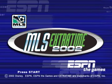 ESPN MLS ExtraTime 2002 screen shot title